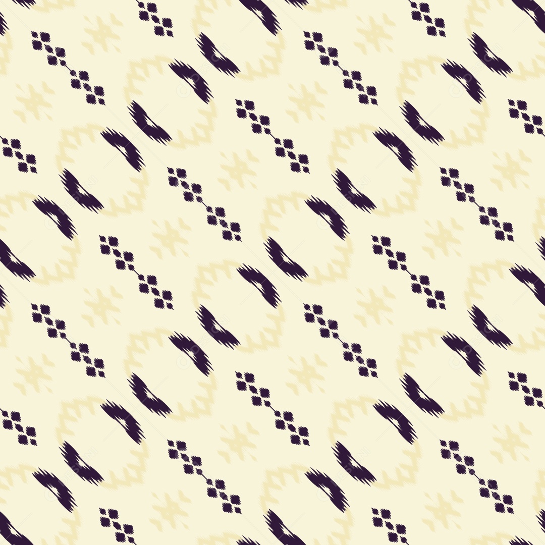 Tecido de Seda Tradicional Padrão Sem Costura Ilustração Vetor EPS