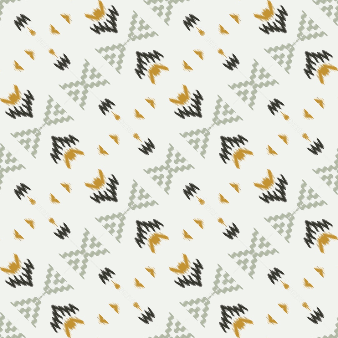 Tecido de Seda Tradicional Padrão Sem Costura Ilustração Vetor EPS