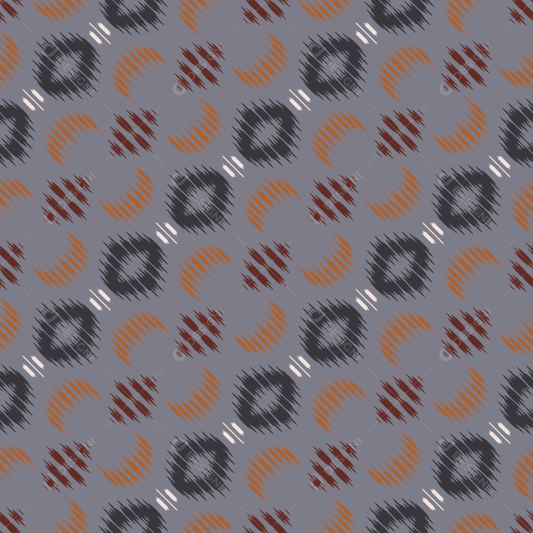 Tecido de Seda Tradicional Padrão Sem Costura Ilustração Vetor EPS