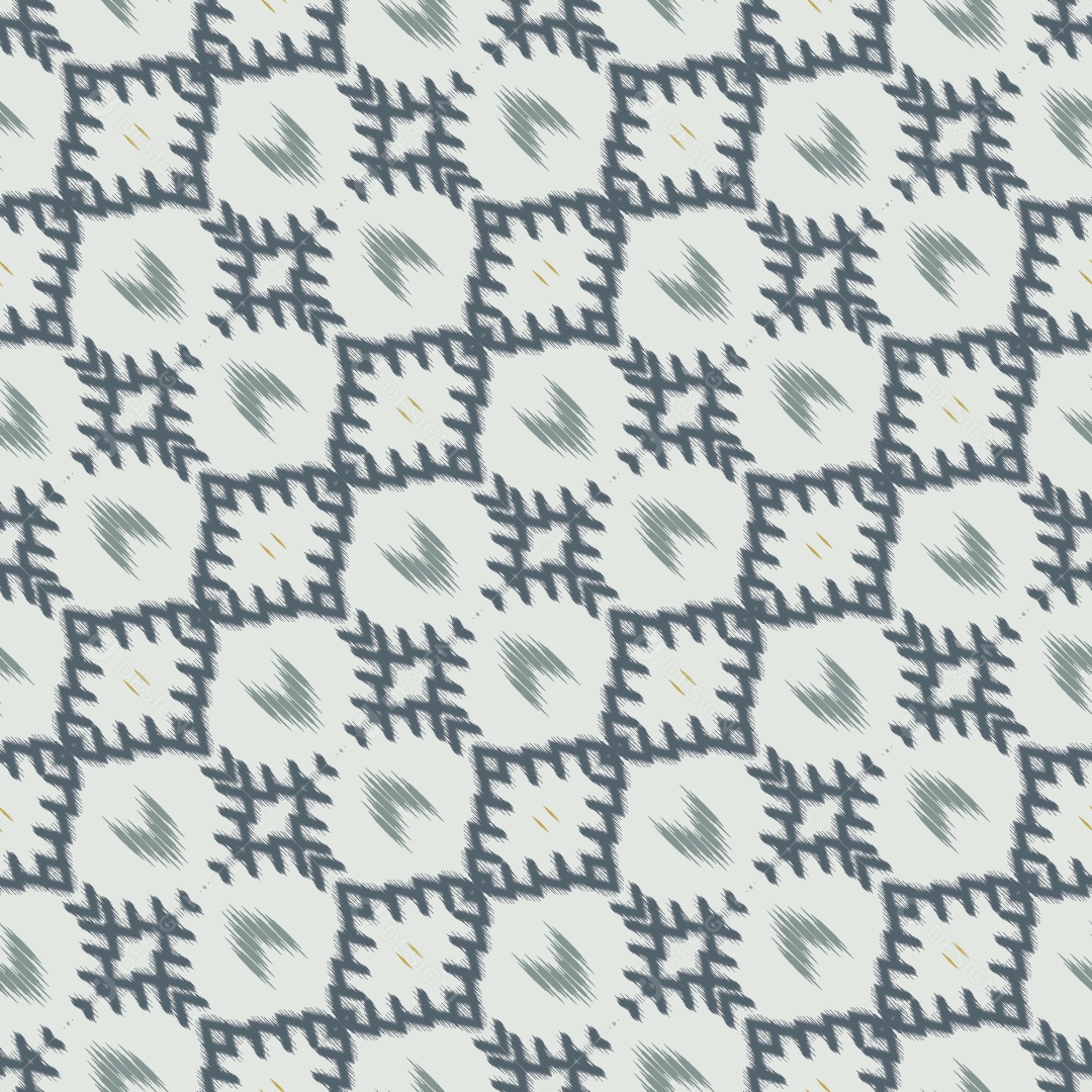 Tecido de Seda Tradicional Padrão Sem Costura Ilustração Vetor EPS