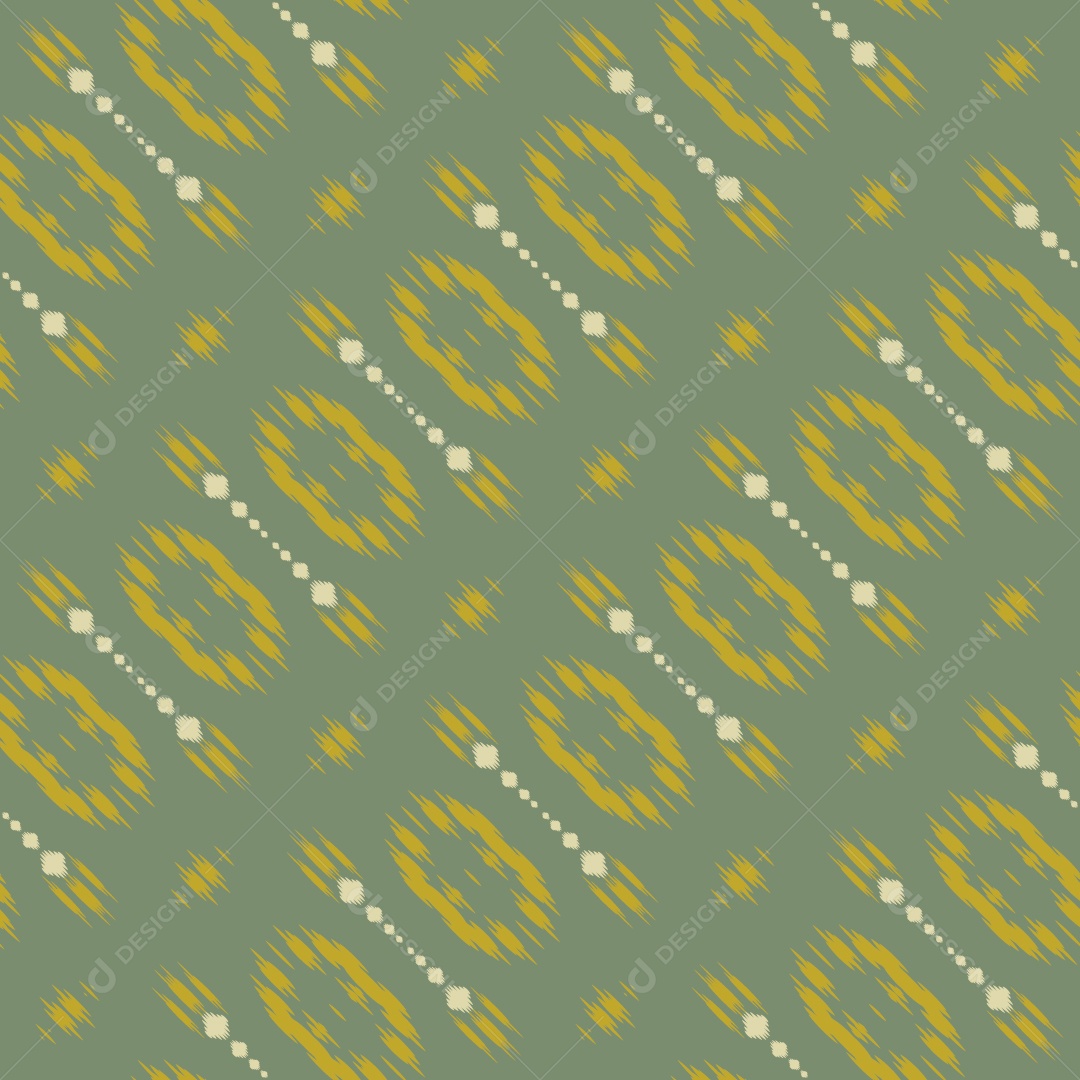 Tecido de Seda Tradicional Padrão Sem Costura Ilustração Vetor EPS