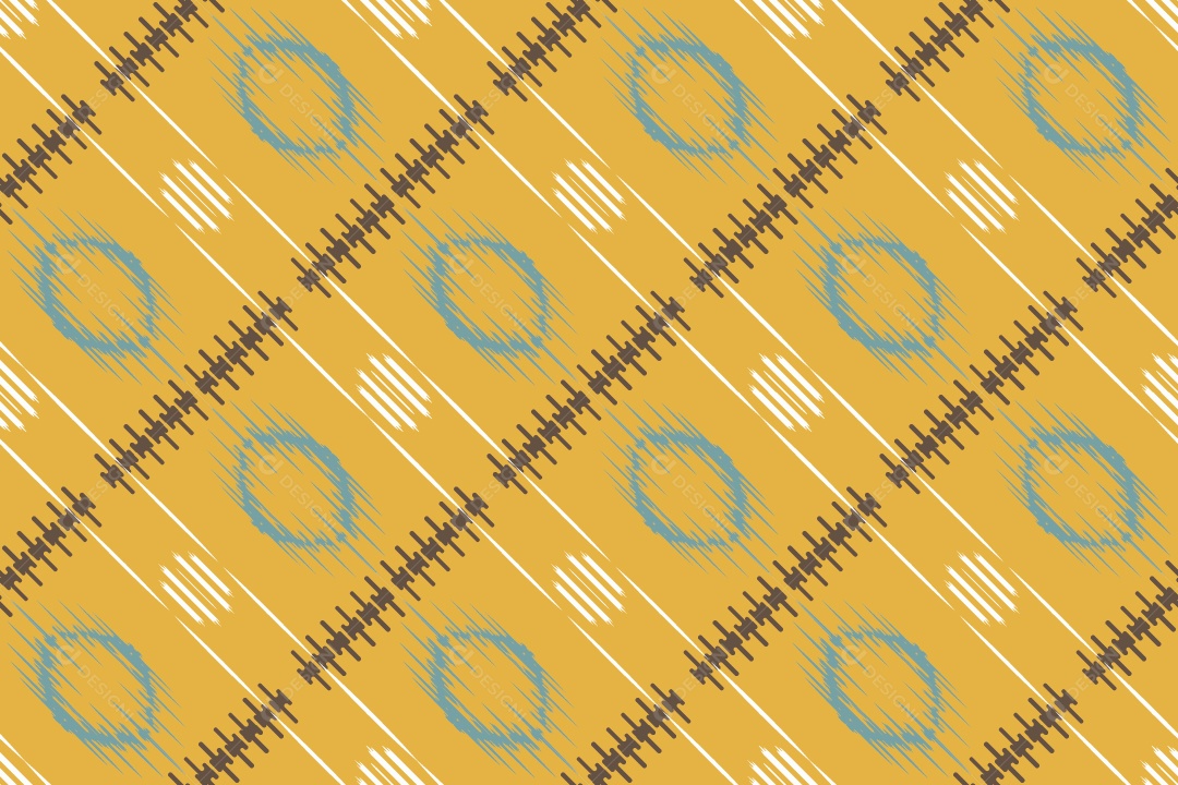 Tecido de Seda Tradicional Padrão Sem Costura Ilustração Vetor EPS