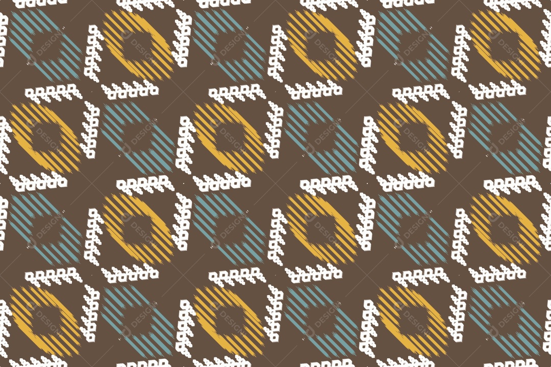 Tecido de Seda Tradicional Padrão Sem Costura Ilustração Vetor EPS