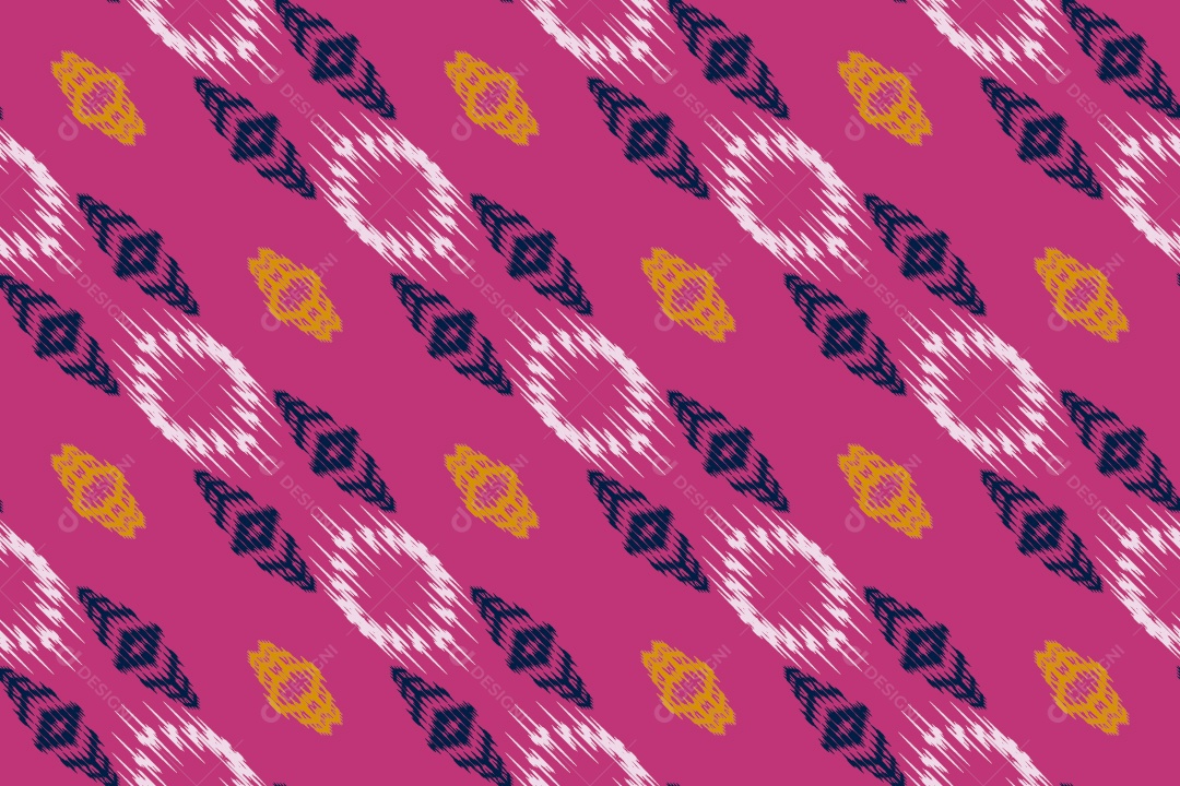 Tecido de Seda Tradicional Padrão Sem Costura Ilustração Vetor EPS