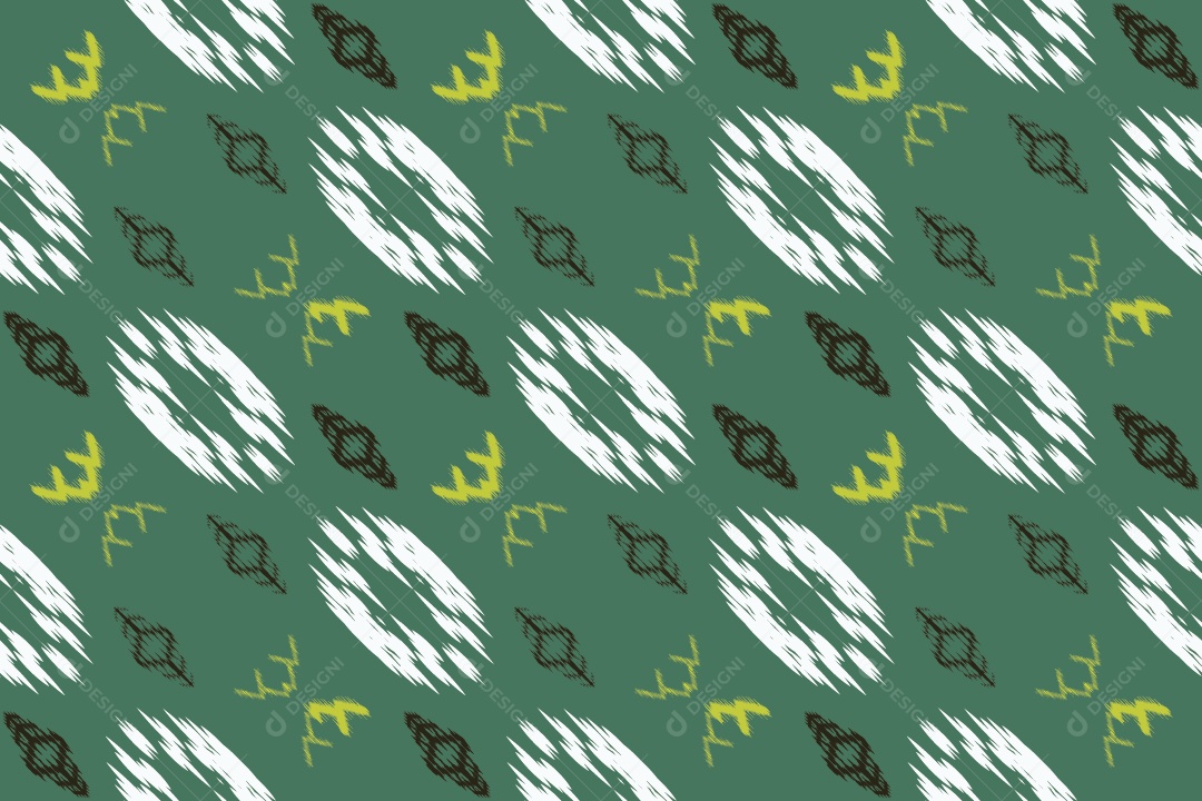 Tecido de Seda Tradicional Padrão Sem Costura Ilustração Vetor EPS