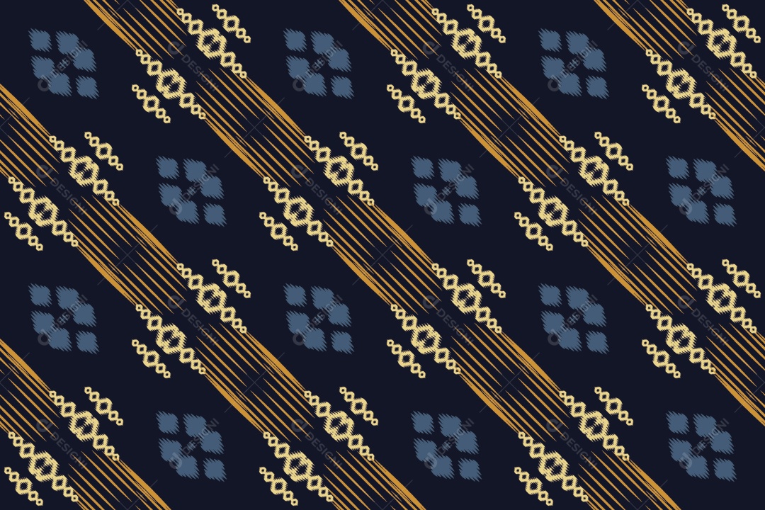 Tecido de Seda Tradicional Padrão Sem Costura Ilustração Vetor EPS