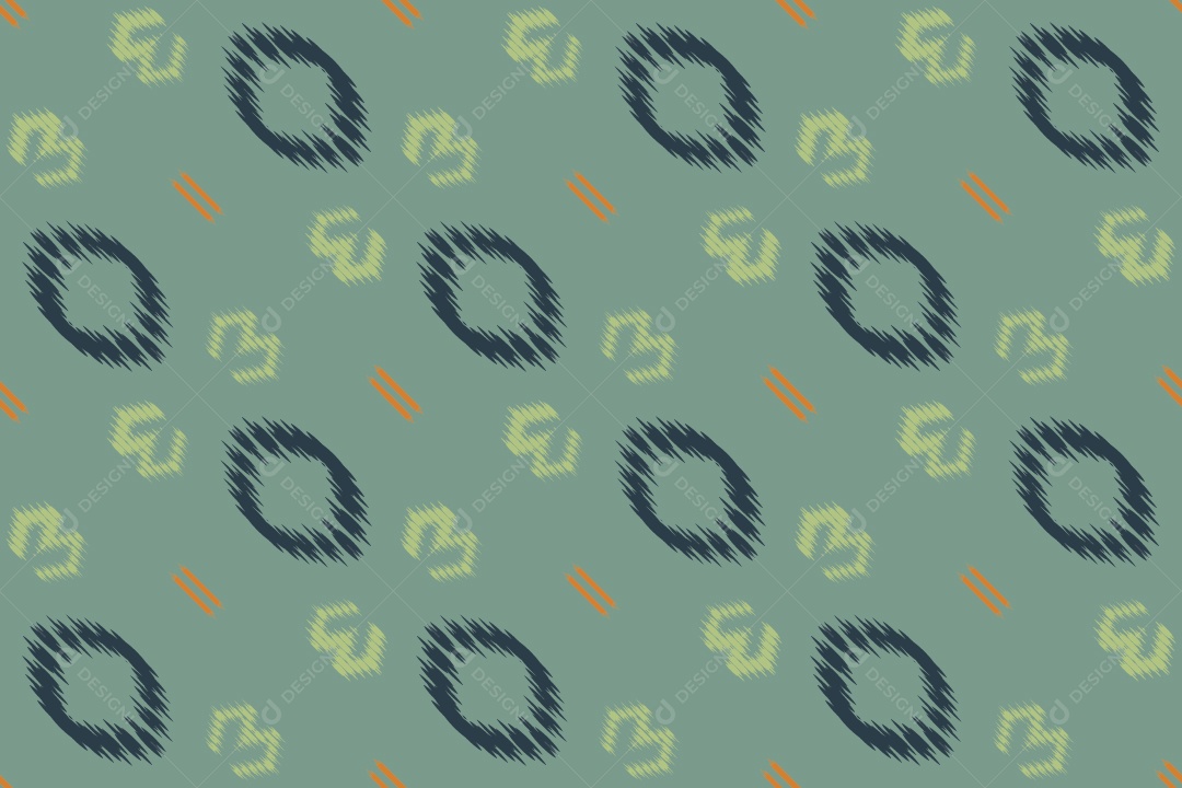 Tecido de Seda Tradicional Padrão Sem Costura Ilustração Vetor EPS