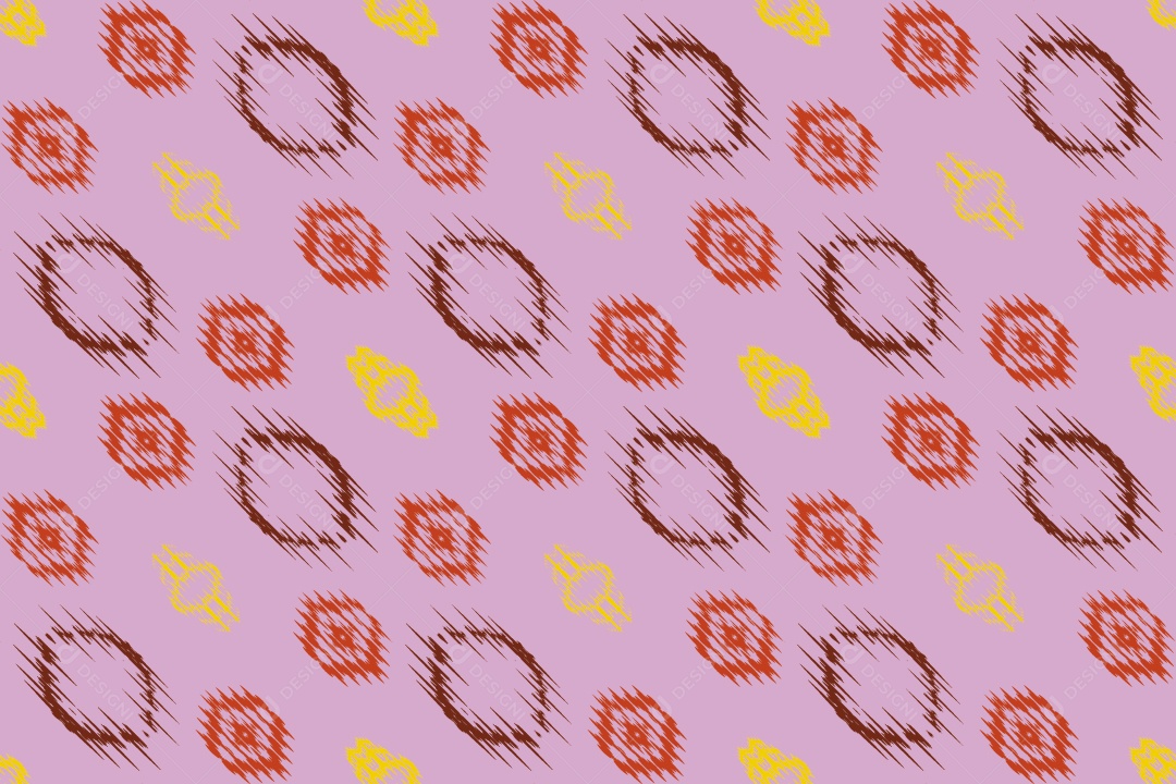 Tecido de Seda Tradicional Padrão Sem Costura Ilustração Vetor EPS