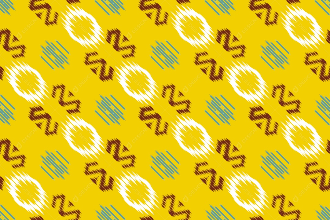 Tecido de Seda Tradicional Padrão Sem Costura Ilustração Vetor EPS