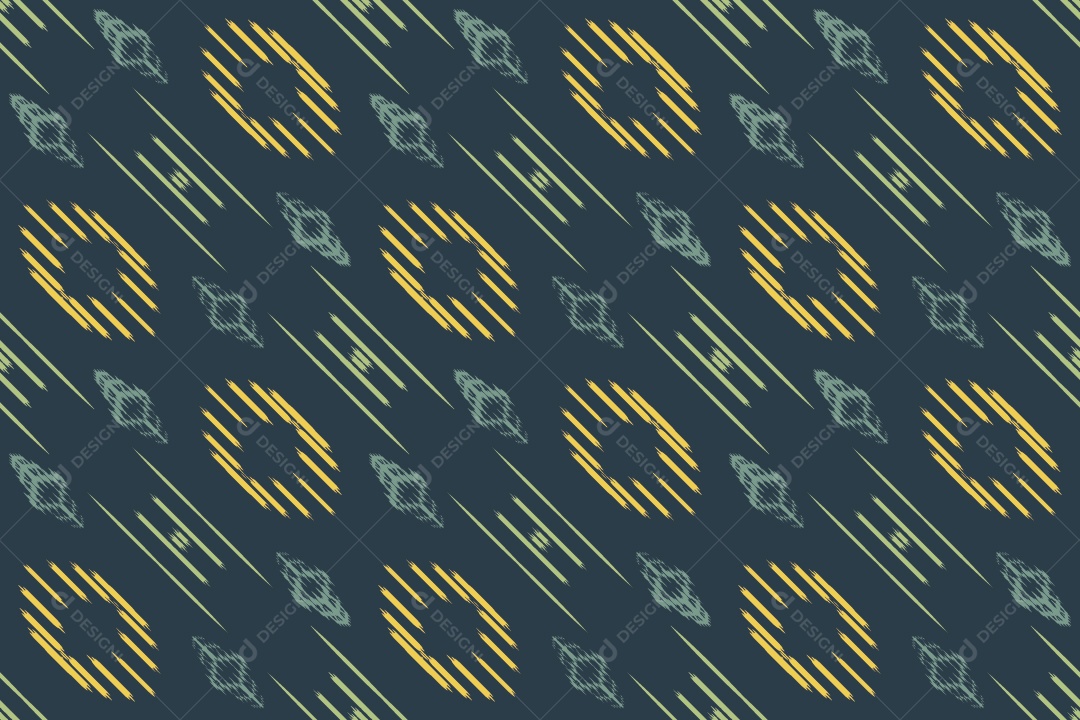 Tecido de Seda Tradicional Padrão Sem Costura Ilustração Vetor EPS