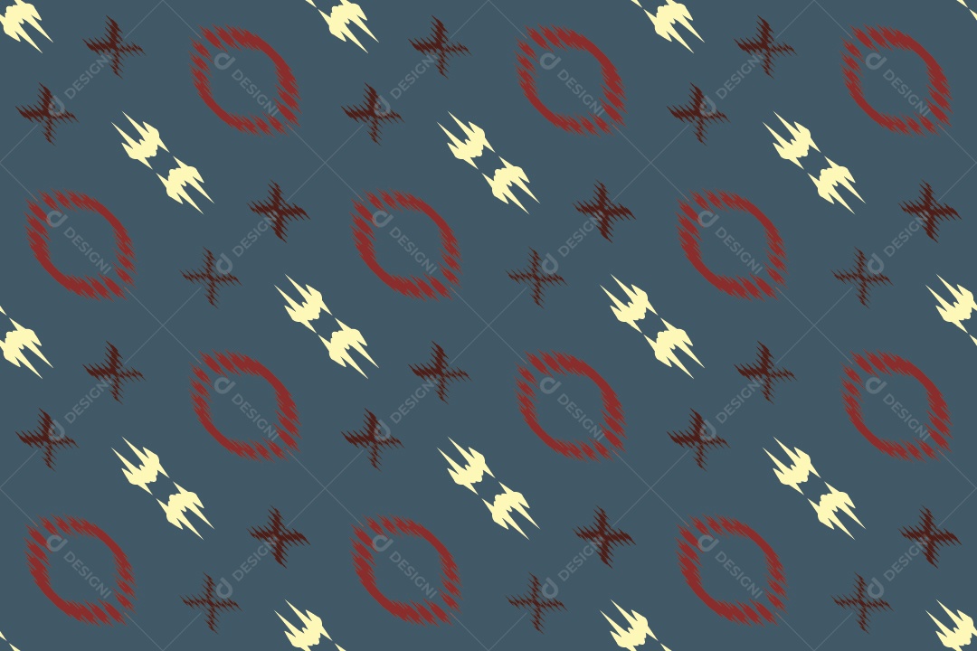 Tecido de Seda Tradicional Padrão Sem Costura Ilustração Vetor EPS