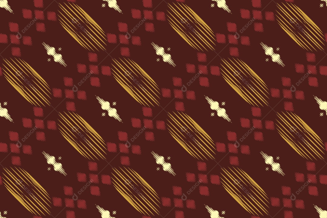 Tecido de Seda Tradicional Padrão Sem Costura Ilustração Vetor EPS