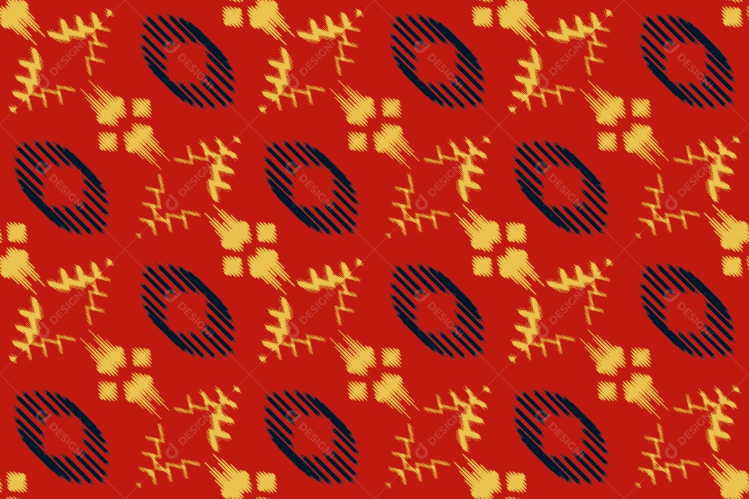 Tecido de Seda Tradicional Padrão Sem Costura Ilustração Vetor EPS