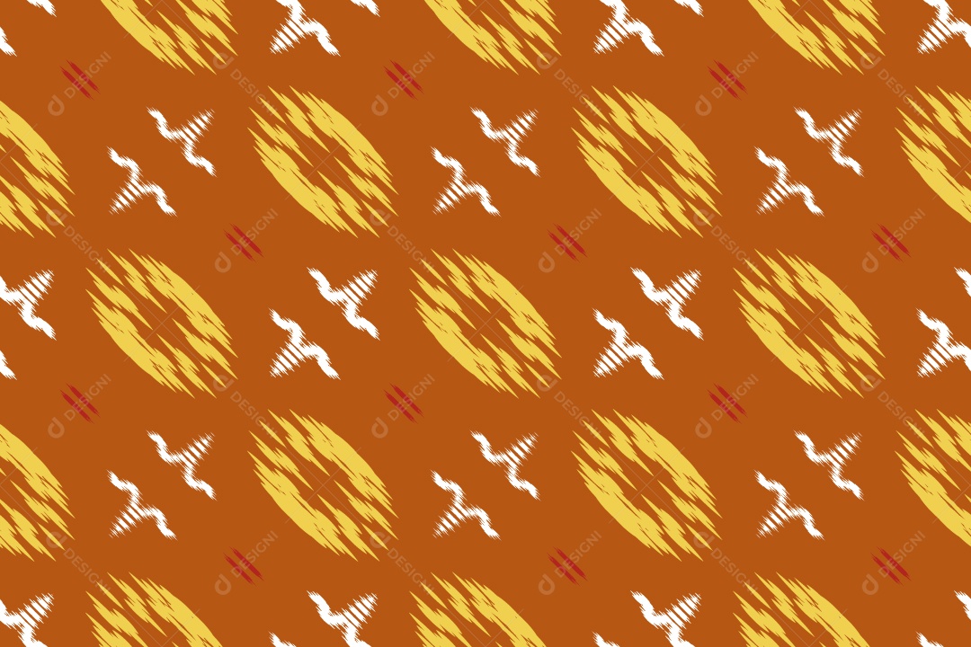 Tecido de Seda Tradicional Padrão Sem Costura Ilustração Vetor EPS