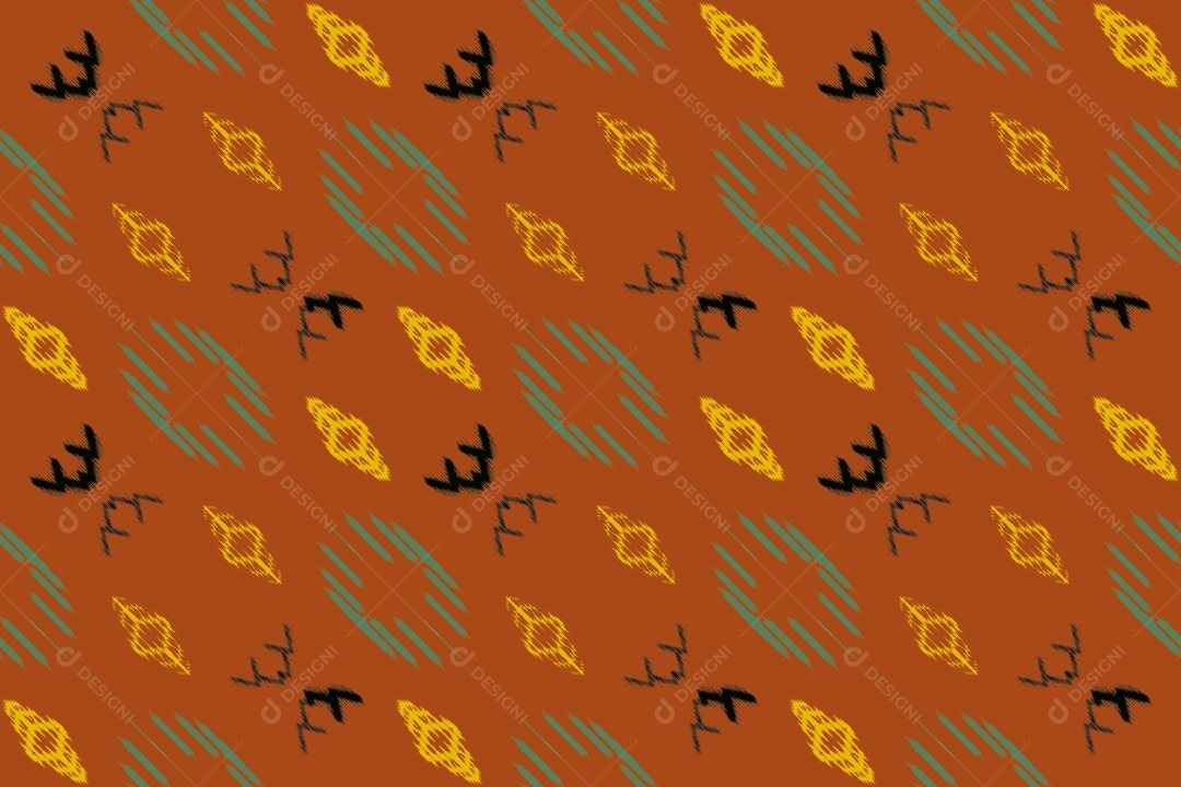 Tecido de Seda Tradicional Padrão Sem Costura Ilustração Vetor EPS