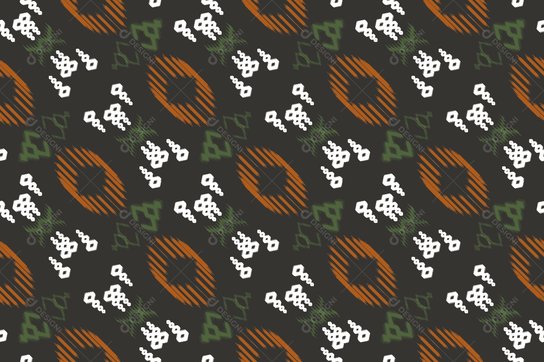 Tecido de Seda Tradicional Padrão Sem Costura Ilustração Vetor EPS