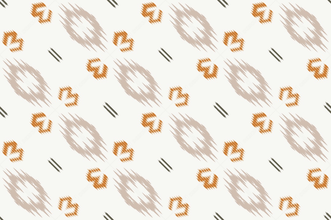 Tecido de Seda Tradicional Padrão Sem Costura Ilustração Vetor EPS