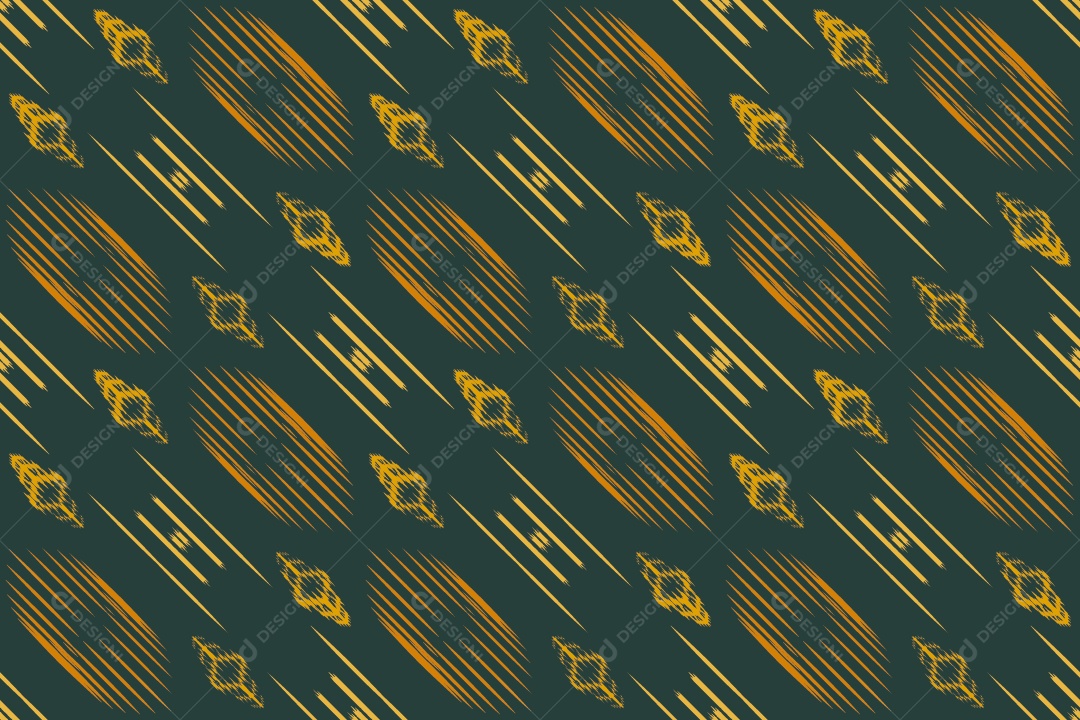 Tecido de Seda Tradicional Padrão Sem Costura Ilustração Vetor EPS