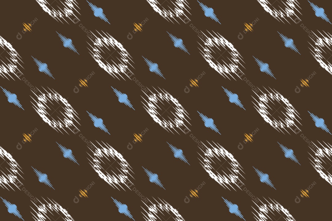 Tecido de Seda Tradicional Padrão Sem Costura Ilustração Vetor EPS