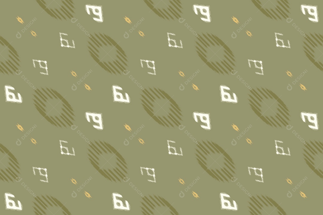 Tecido de Seda Tradicional Padrão Sem Costura Ilustração Vetor EPS