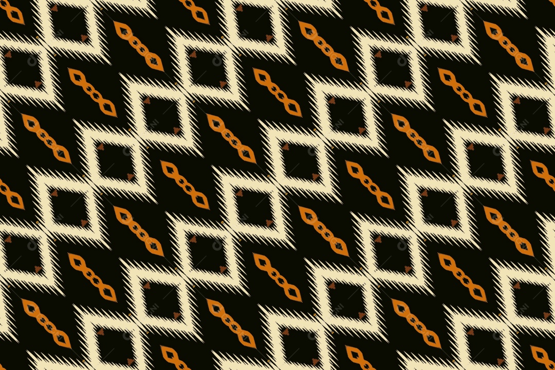 Tecido de Seda Tradicional Padrão Sem Costura Ilustração Vetor EPS