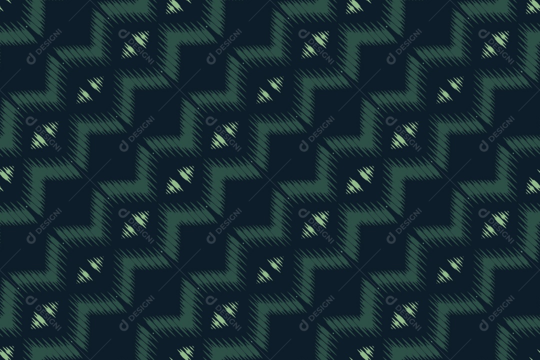 Tecido de Seda Tradicional Padrão Sem Costura Ilustração Vetor EPS