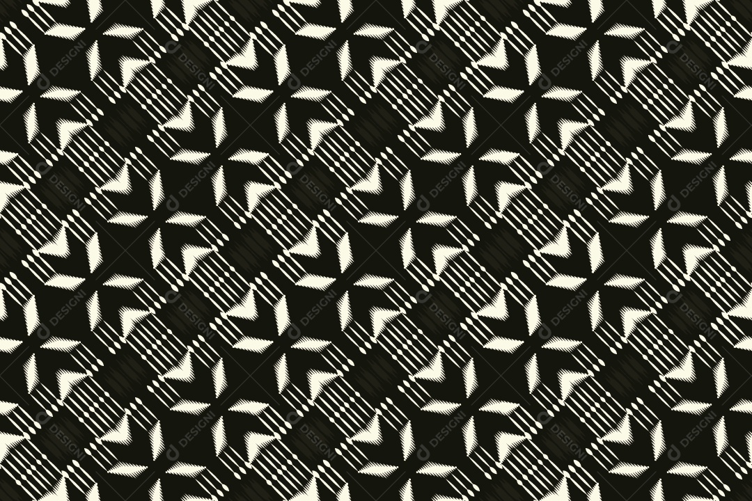 Tecido de Seda Tradicional Padrão Sem Costura Ilustração Vetor EPS