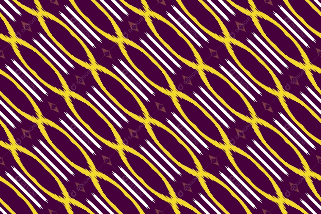 Tecido de Seda Tradicional Padrão Sem Costura Ilustração Vetor EPS