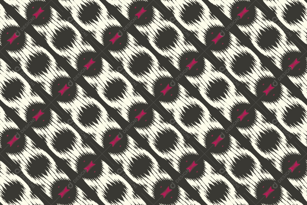 Tecido de Seda Tradicional Padrão Sem Costura Ilustração Vetor EPS