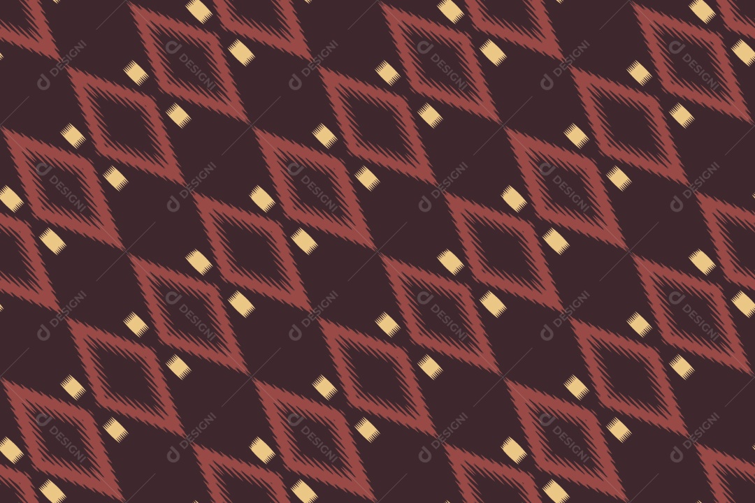 Tecido de Seda Tradicional Padrão Sem Costura Ilustração Vetor EPS