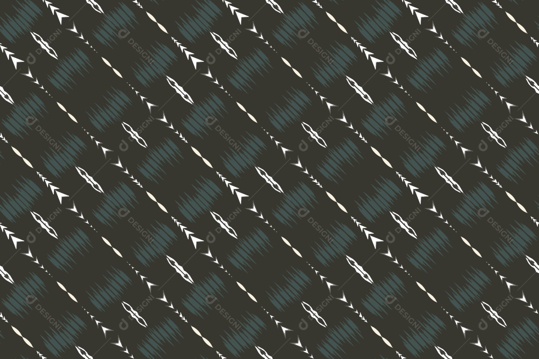 Tecido de Seda Tradicional Padrão Sem Costura Ilustração Vetor EPS