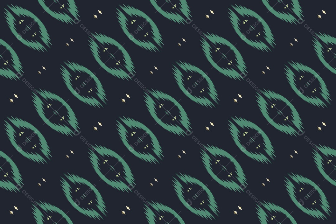 Tecido de Seda Tradicional Padrão Sem Costura Ilustração Vetor EPS