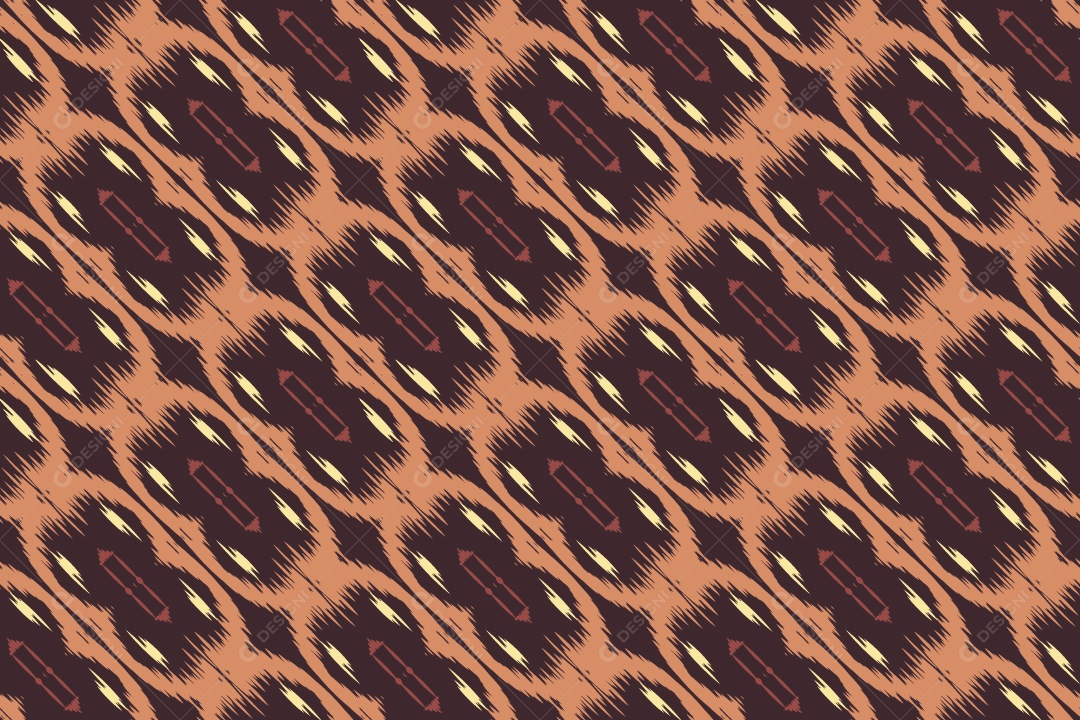 Tecido de Seda Tradicional Padrão Sem Costura Ilustração Vetor EPS