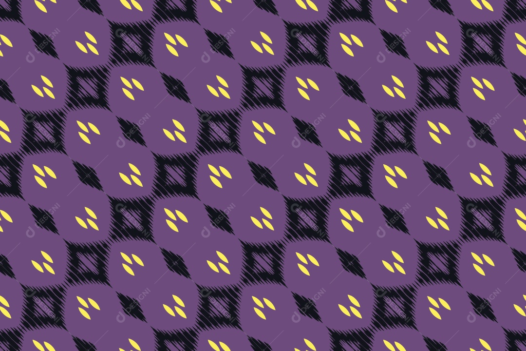 Tecido de Seda Tradicional Padrão Sem Costura Ilustração Vetor EPS