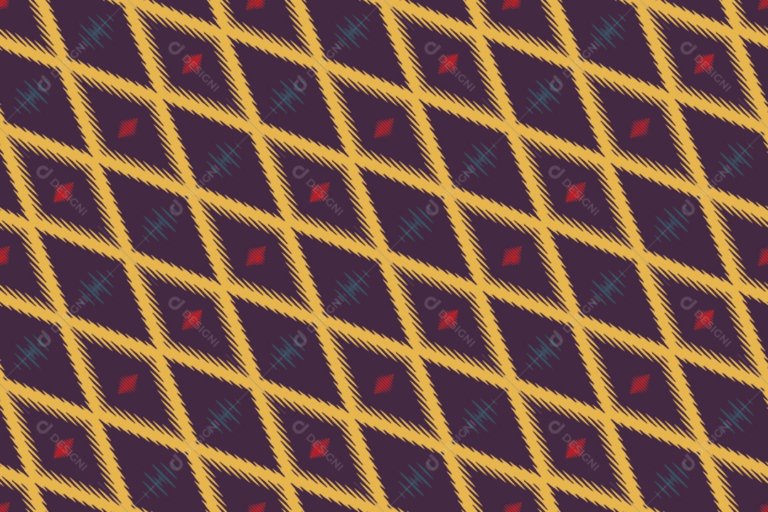 Tecido de Seda Tradicional Padrão Sem Costura Ilustração Vetor EPS