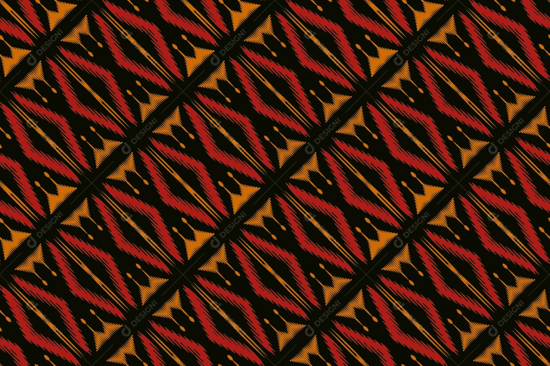 Tecido de Seda Tradicional Padrão Sem Costura Ilustração Vetor EPS