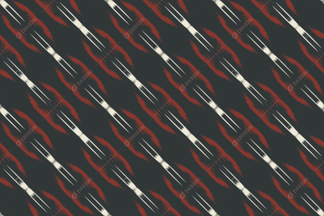 Tecido de Seda Tradicional Padrão Sem Costura Ilustração Vetor EPS