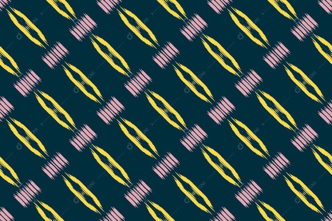 Tecido de Seda Tradicional Padrão Sem Costura Ilustração Vetor EPS