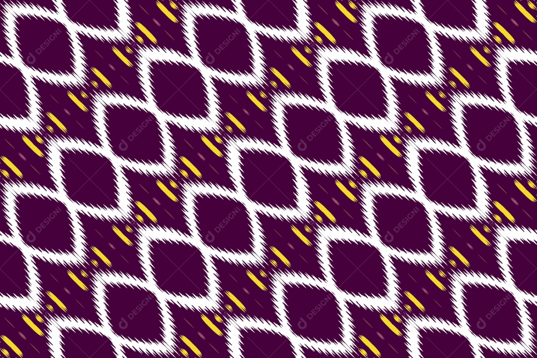 Tecido de Seda Tradicional Padrão Sem Costura Ilustração Vetor EPS