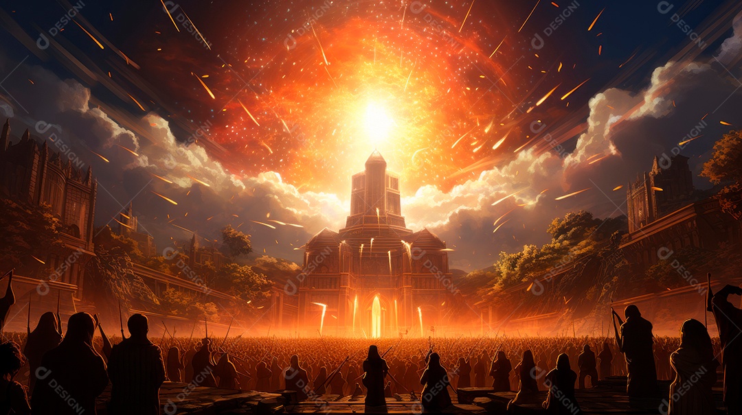 Festival de Pentecostes Comemore o Senhor 19 de maio AI Generativa.