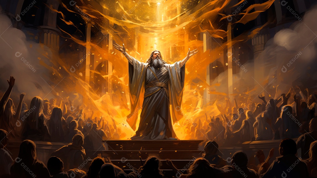 Festival de Pentecostes Comemore o Senhor 19 de maio AI Generativa.