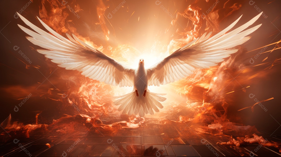 Festival de Pentecostes Comemore o Senhor 19 de maio AI Generativa.