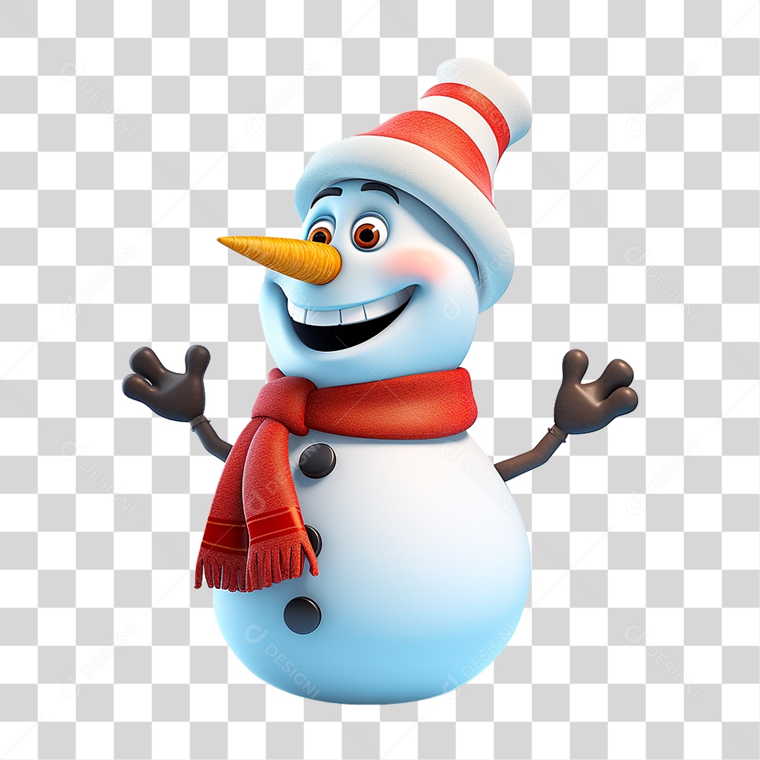 Boneco de Neve PNG Transparente