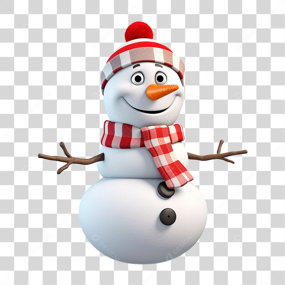 Boneco de Neve PNG Transparente