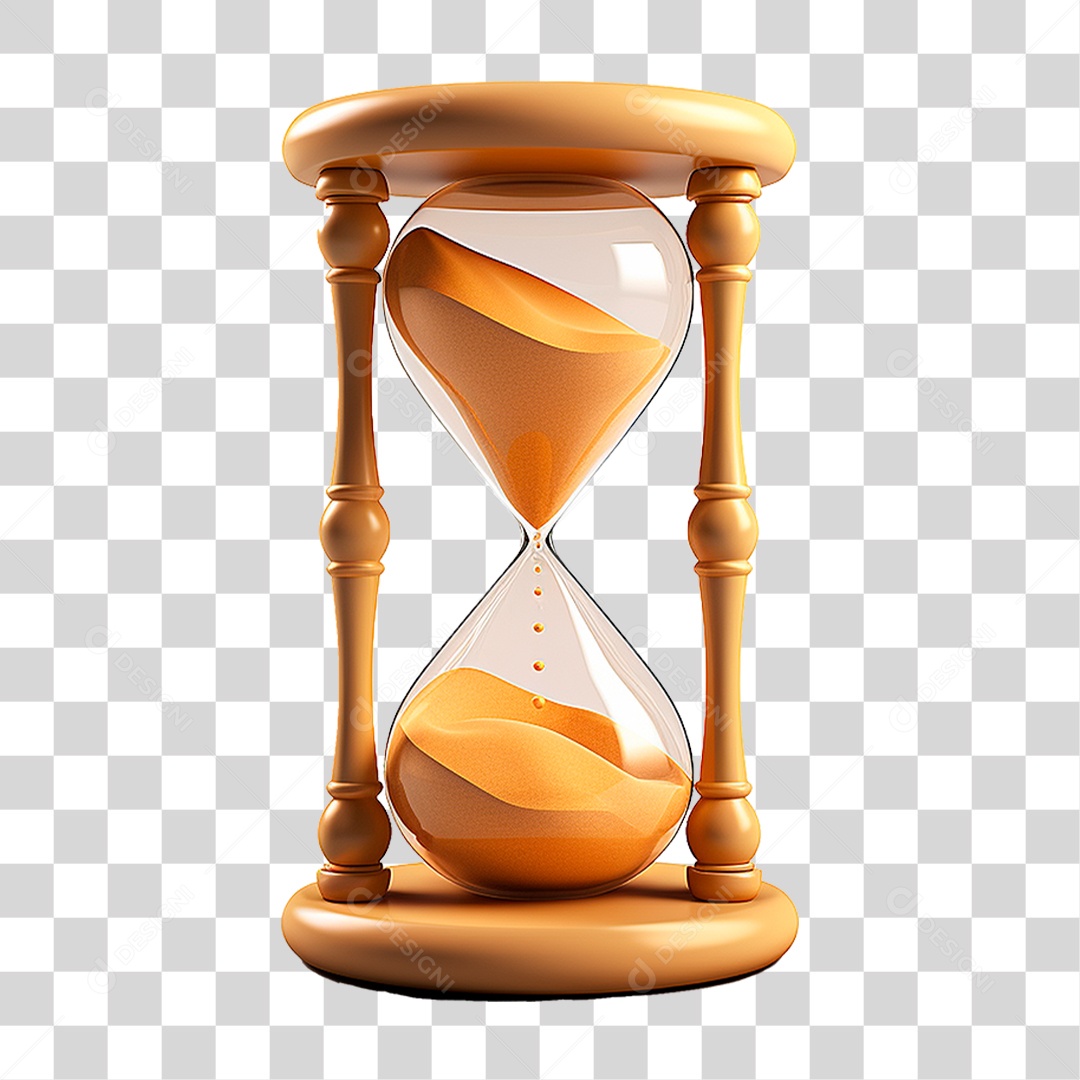 Ampulheta PNG Transparente