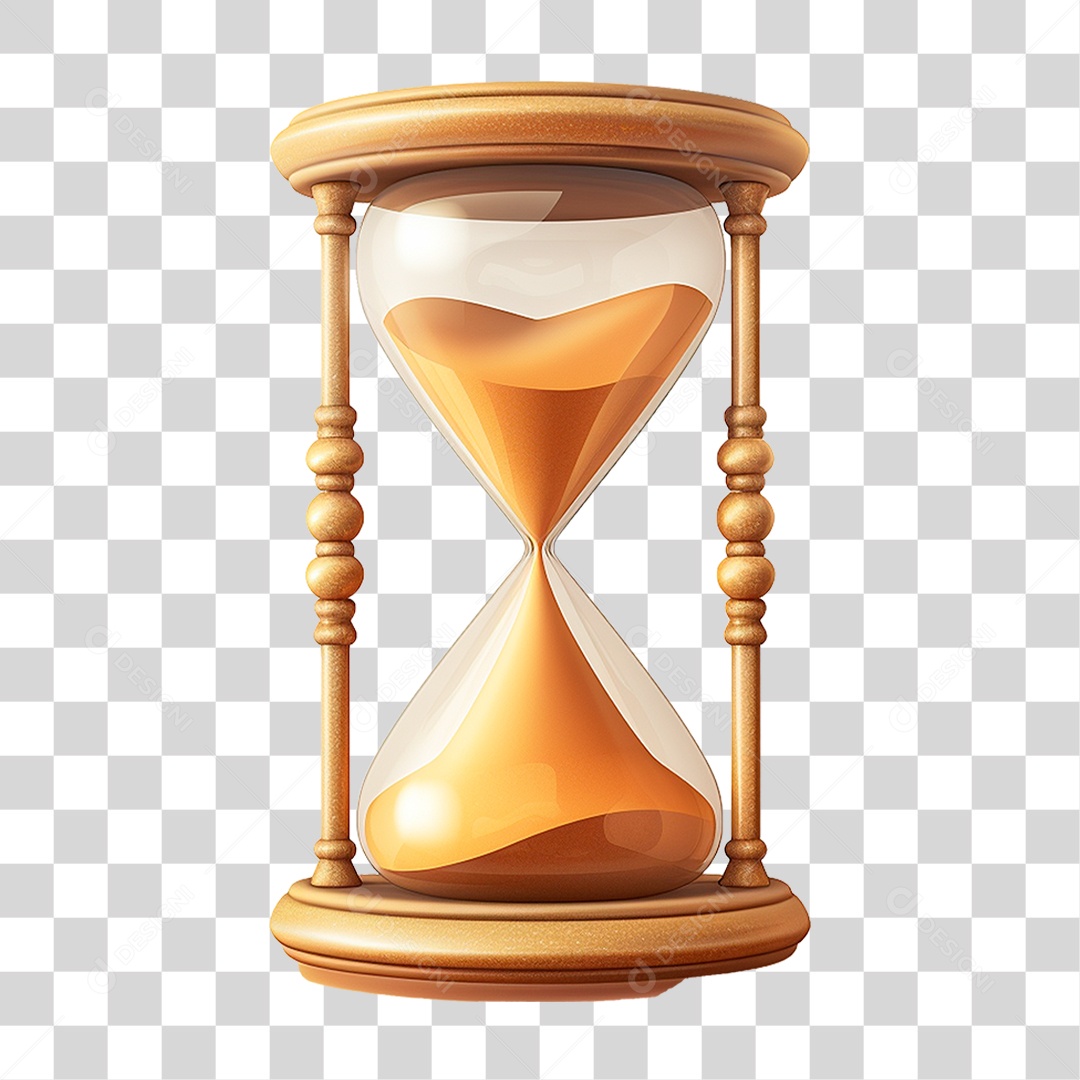 Ampulheta PNG Transparente