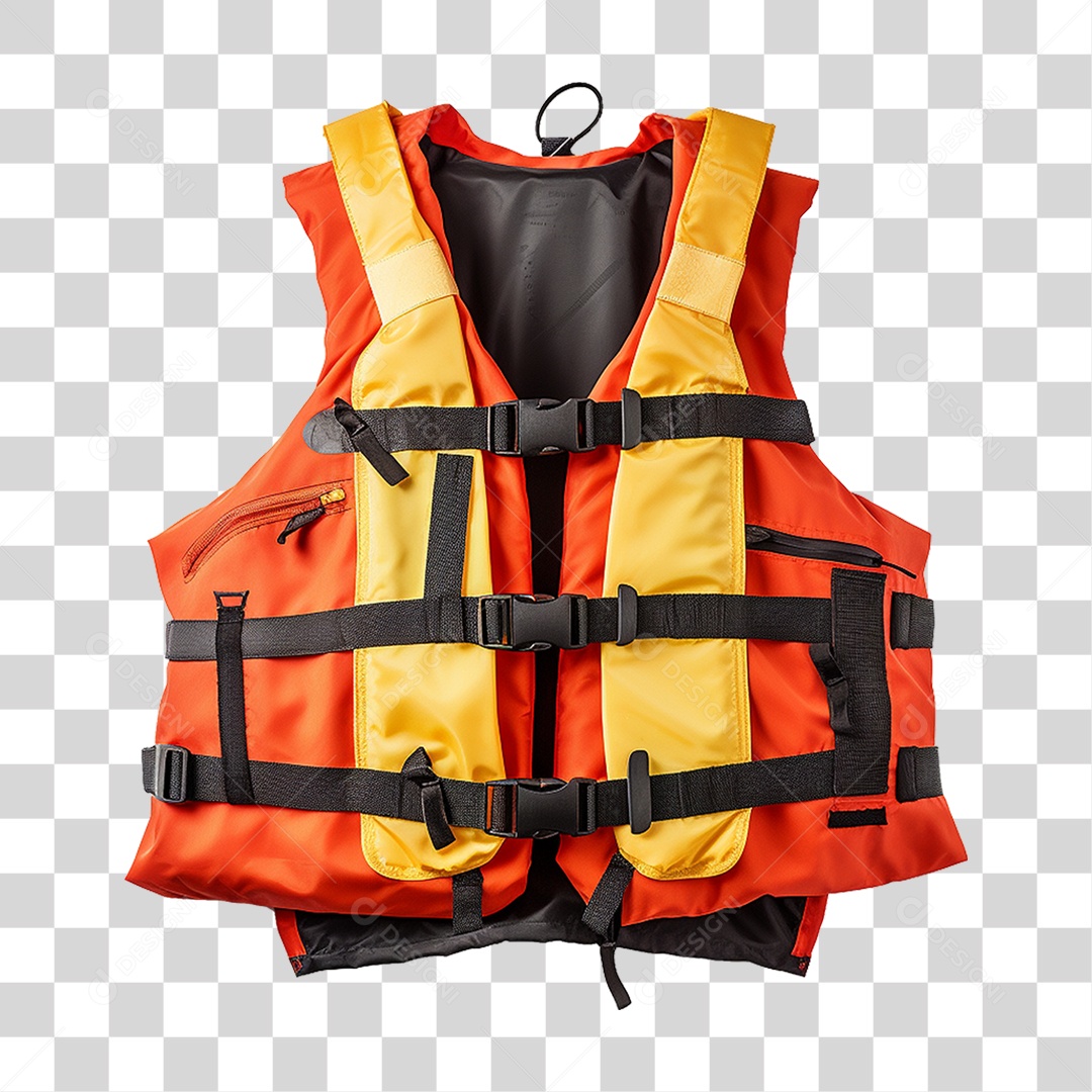 Colete Salva Vidas Embarcação PNG Transparente