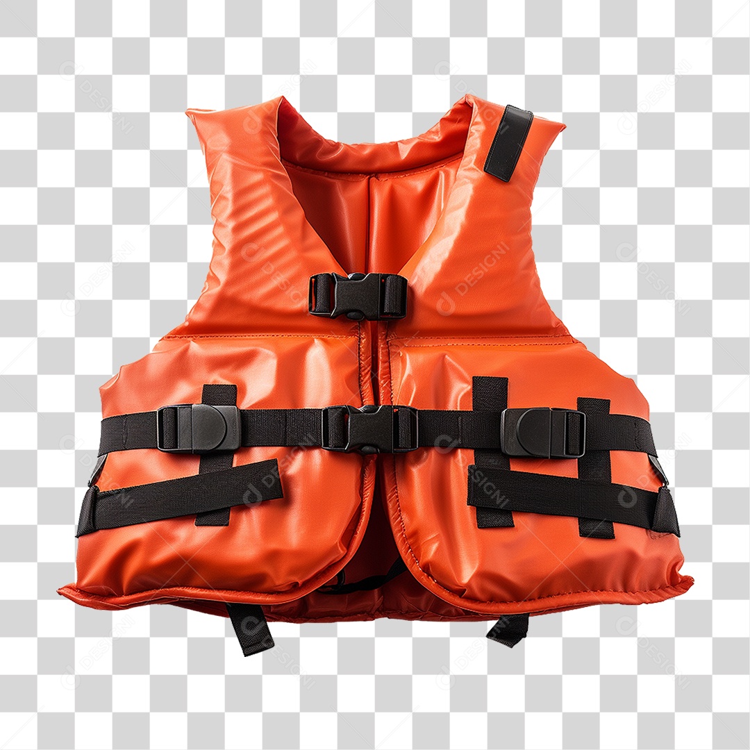 Colete Salva Vidas Embarcação PNG Transparente