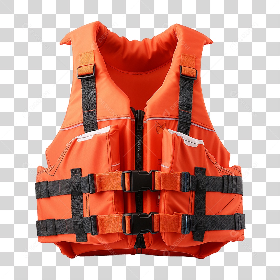 Colete Salva Vidas Embarcação PNG Transparente