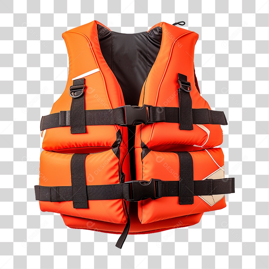 Colete Salva Vidas Embarcação PNG Transparente